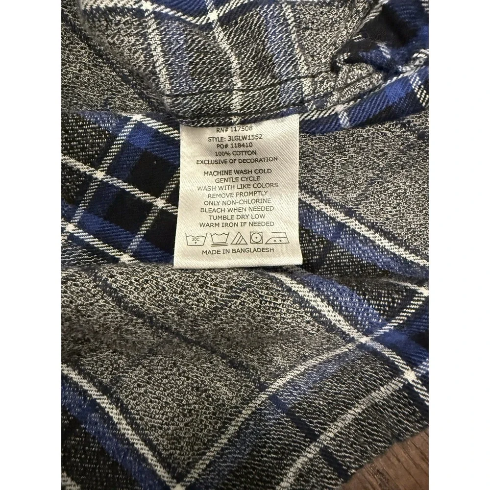 Levi's Men's Longs Sleeve Multicolored‎  Plaid XXL
